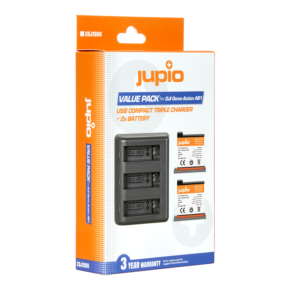 Jupio CDJ1000 accu- en laderset | Artifoto