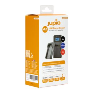 Alternative view of Jupio LSO0034V2 camera-acculader | Artifoto