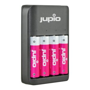 Jupio USB 4 laadslots acculader LED | Artifoto - Afbeelding 2