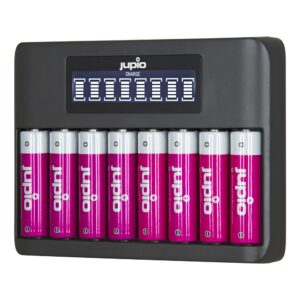 Jupio USB 8 laadslots Octo acculader LCD | Artifoto - Afbeelding 3