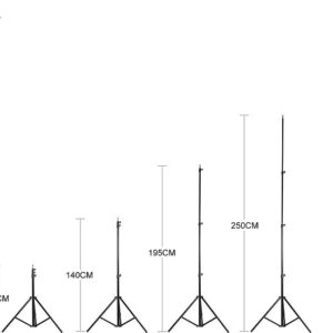 Falcon Eyes Lampstatief I-2500 82-250 cm - Afbeelding 5