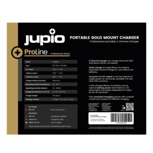 Jupio ProLine draagbare Gold Mount duolader | Artifoto - Afbeelding 3