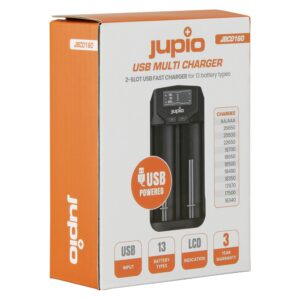 Jupio USB-C 2 laadslots snelle multilader LCD | Artifoto - Afbeelding 5
