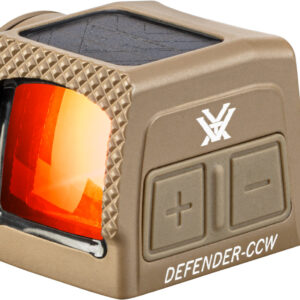 Vortex Enclosed Solar Mico Red Dot Defender-CCW 3 MOA Tan