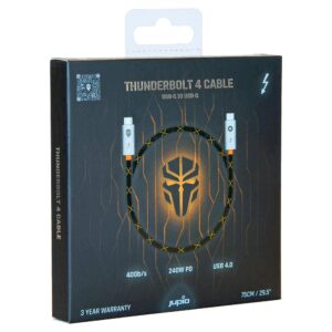 Alternative view of Jupio CAB0075 (Jupio  Jupio x Pr1meGear Thunderbolt 4 Cable 75 cm)