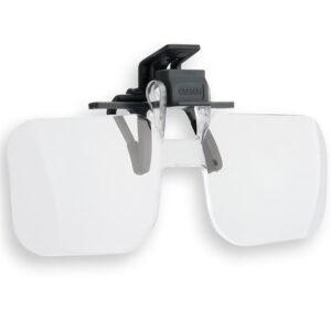 Alternative view of Carson Loepbril 2x (+4.00 Dioptrie) Clip-On en Flip-Up