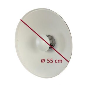Alternative view of StudioKing Beauty Dish Wit SK-BD550W 55 cm met Honingraat
