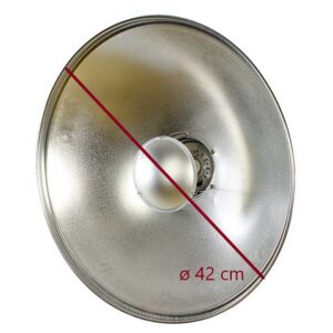 Alternative view of StudioKing Beauty Dish Zilver SK-BD420 42 cm met Honingraat