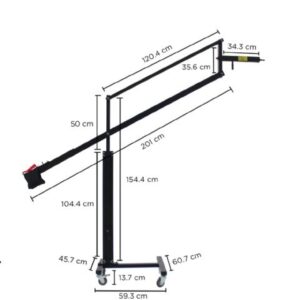 Alternative view of StudioKing Professionele Boomarm + Statief FPT-3601